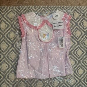 Pink Baby Girl's Ruffled Top and Bloomers